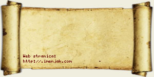 Isak Domiševac vizit kartica